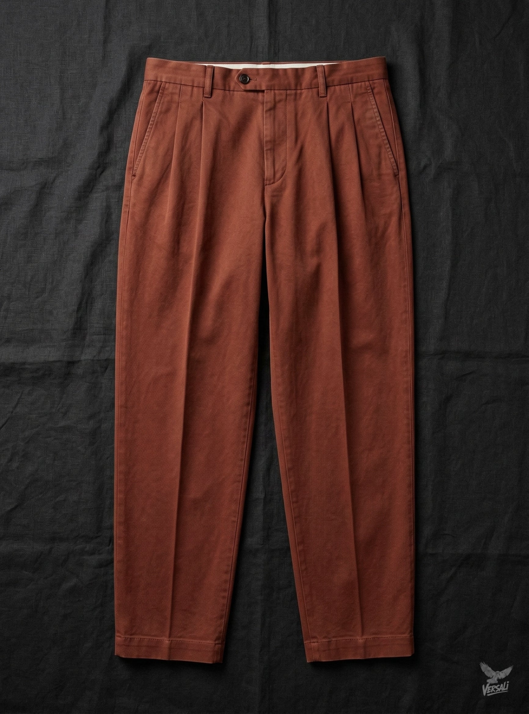 The El Born Trouser - Garment-dyed cotton twill relaxed trouser