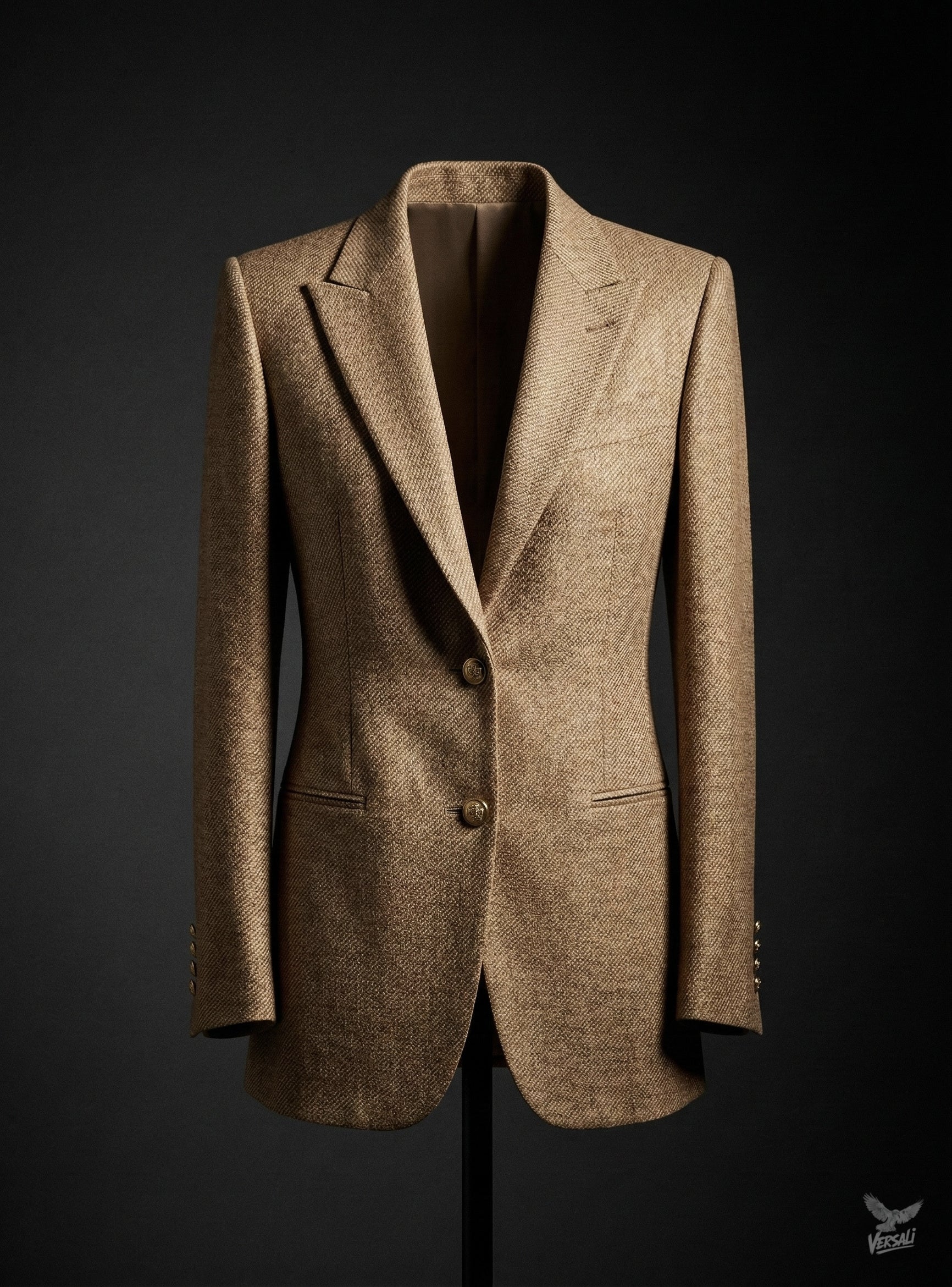 The Ponte Vecchio Blazer - Italian wool-silk blend structured blazer