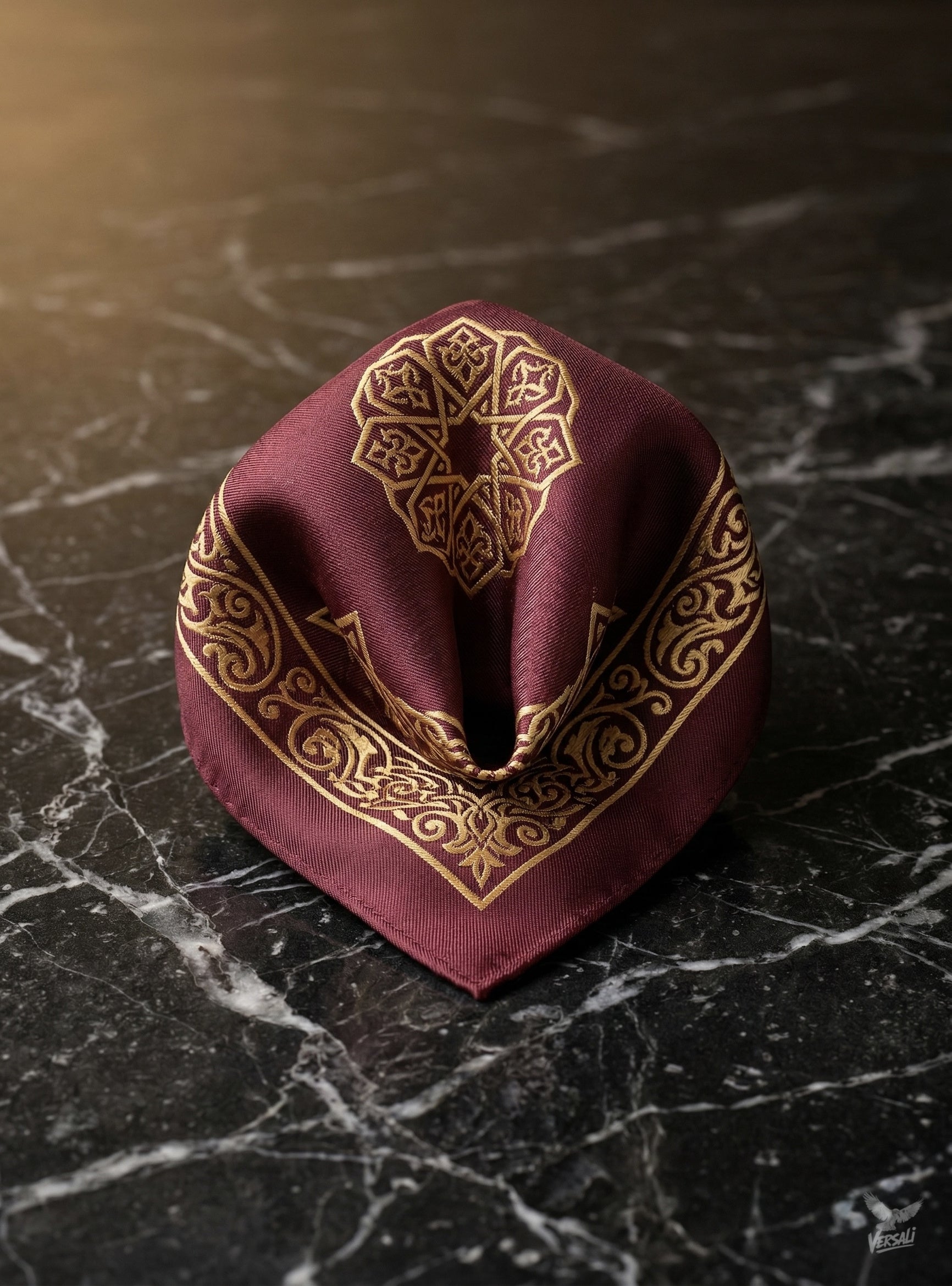 The Duomo Pocket Square - Hand-rolled Florentine silk