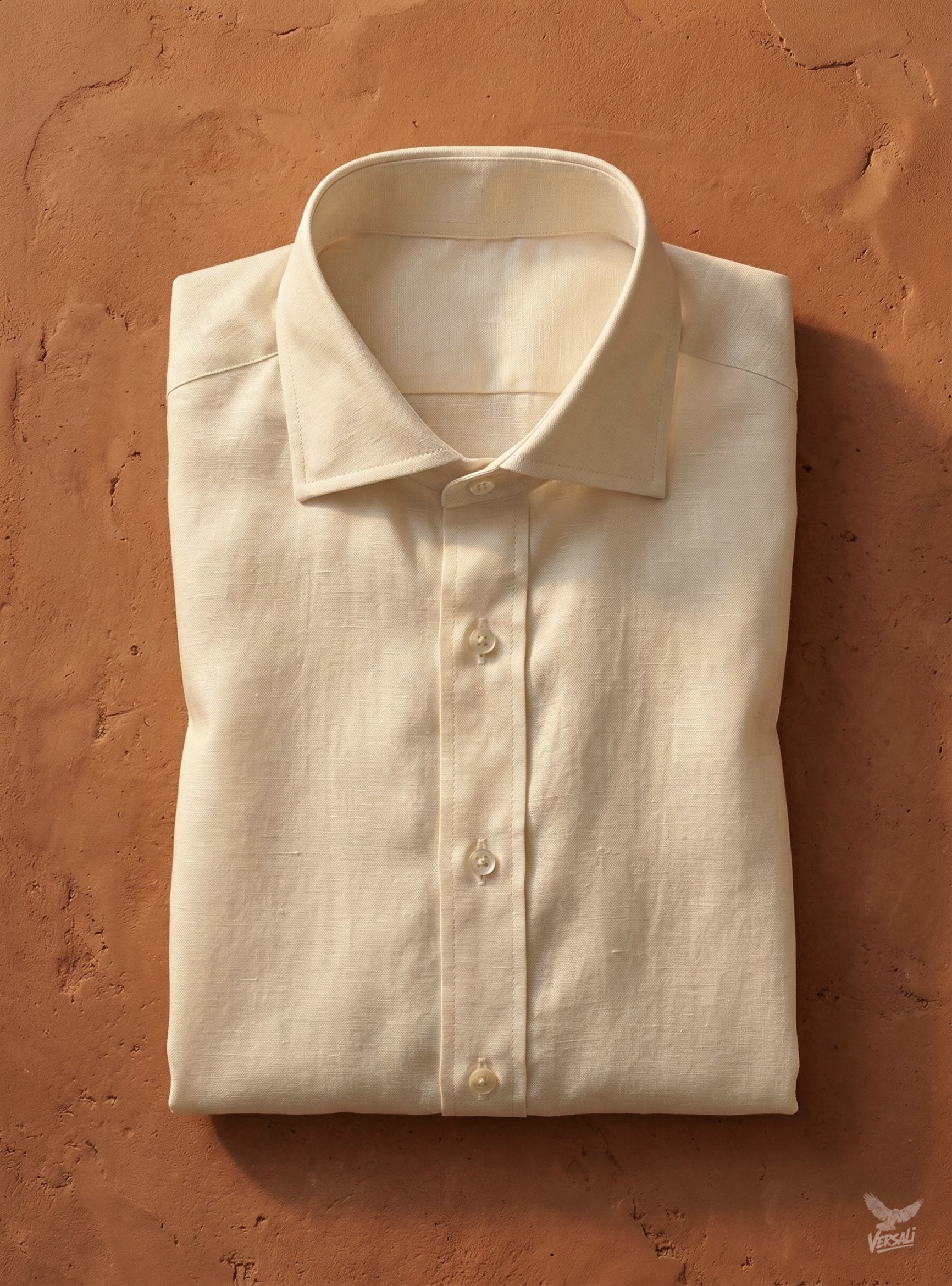 The Colosseo Embroidered Shirt - Italian cotton voile
